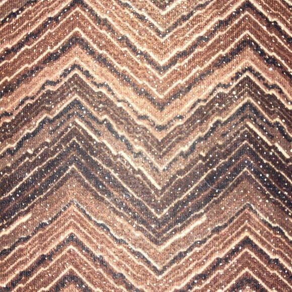 JKLA California Vintage Y2K Brown Sparkle Tank Top Sleeveless Blouse Size Small - Picture 3 of 4